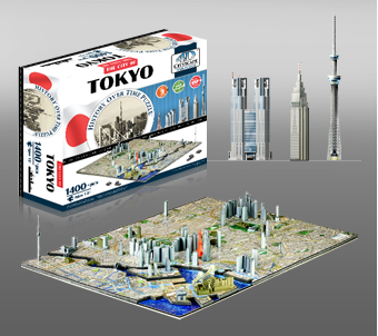 4D Cityscape Time Puzzle Tokyo Skyline 1400pcs 40034