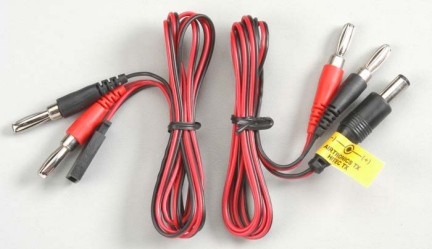 Hobbico Charge Lead Set Hitec/Airtronics TX/RX HCAP0106  