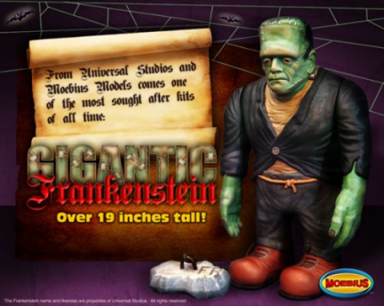 As with all Moebius reproduction kits, Gigantic Frankenstein comes 