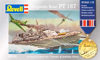 Revell Germany 1/72 US Navy Torpedo Boat PT 167 Plastic Model Kit 