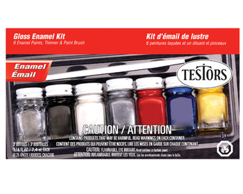 Testors Gloss Enamel Paint Set 9115  